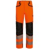 1 Stück ELYSEE Warnschutz Stretch-Bundhose, orange/schwarz, EN ISO 20471/2, EN 13758-2