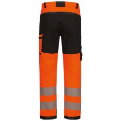1 Stück ELYSEE Warnschutz Stretch-Bundhose, orange/schwarz, EN ISO 20471/2, EN 13758-2
