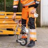 1 Stück ELYSEE Warnschutz Stretch-Bundhose, orange/schwarz, EN ISO 20471/2, EN 13758-2
