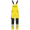 1 Stück ELYSEE Warnschutz Stretch-Latzhose aus hochwertigem Material, gelb/schwarz, EN ISO 20471/2, EN 13758-2
