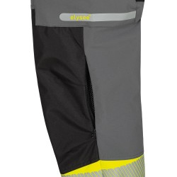 1 Stück ELYSEE Warnschutz Stretch-Bundhose EN ISO 20471 grau/schwarz/gelb