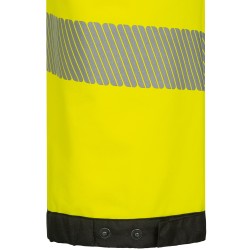 1 Stück ELYSEE Warnschutz Stretch-Bundhose EN ISO 20471 grau/schwarz/gelb