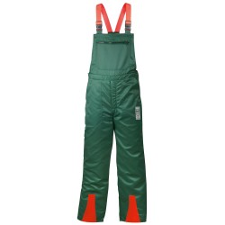 1 Stück Fichte Schnittschutzlatzhose Grün EN ISO 11393, Form A, Grösse 49-138 aus strapazierfähigem Material