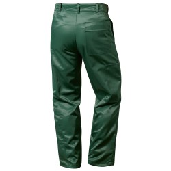 1 Stück Kiefer Schnittschutz-Bundhose EN ISO 11393 Form A aus strapazierfähigem Material in Grün, Grösse 49-140