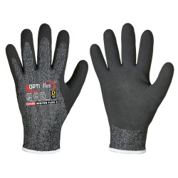 60 Paar Winter Flex 5 Opti Flex Winterhandschuhe mit Level C Schnittschutz und Level 2 Hitzeschutz, grau