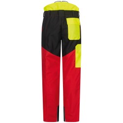 1 Stück ELYSEE Schnitthosen aus Douglasie, EN ISO 11393-2, rot-schwarz-gelb, Grösse 51-940