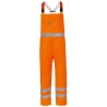 1 Stück Forest Jack Warn- & Schnittschutz-Latzhose aus robustem Material in auffälligem Orange