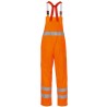 1 Stück Forest Jack Warn- & Schnittschutz-Latzhose aus robustem Material in auffälligem Orange