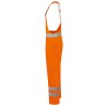1 Stück Forest Jack Warn- & Schnittschutz-Latzhose aus robustem Material in auffälligem Orange
