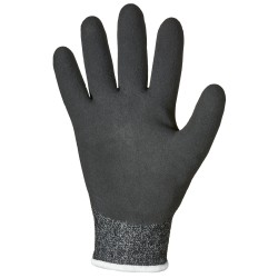 60 Paar Winter Flex 5 Opti Flex Winterhandschuhe mit Level C Schnittschutz und Level 2 Hitzeschutz, grau