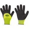 60 Paar Mallory Stronghand Handschuhe, Polyester/Polyacryl mit Nitril-Beschichtung, gelb/schwarz, Kat 2