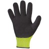 60 Paar Mallory Stronghand Handschuhe, Polyester/Polyacryl mit Nitril-Beschichtung, gelb/schwarz, Kat 2