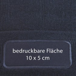 120 Stück ELYSEE MARINE bedruckbare Thinsulate Mütze in hochwertigem, wärmendem Material