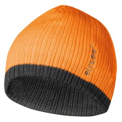 12 Stück ELYSEE® Thinsulate Mütze aus 100% Polyacryl in Orange/Grau mit warmer Wattierung