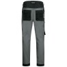 1 Stück Porsi Multinorm Bundhose aus strapazierfähigem Material in Grau/Schwarz für optimalen Tragekomfort