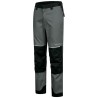 1 Stück Porsi Multinorm Bundhose aus strapazierfähigem Material in Grau/Schwarz für optimalen Tragekomfort