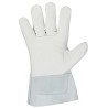 60 Paar STRONGHAND® Arbeitshandschuhe aus Rind-Spaltleder und Vollleder in Natur, Sicherheitsstufe CAT 2