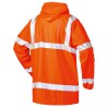1 Stück FINN Warnschutzjacke aus PU in orange, EN ISO 20471 Kl 3, EN 343 Kl 4/1/X für optimale Sichtbarkeit
