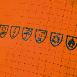 1 Stück ARNOLD MULTINORM 3in1 Parka aus Warnschutzmaterial in orange und marineblau
