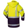 1 Stück ELYSEE Warnschutzparka aus wasserabweisendem Material in gelb/marine, EN ISO 20471/3, EN 343 zertifiziert