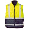 1 Stück ELYSEE Warnschutzparka aus wasserabweisendem Material in gelb/marine, EN ISO 20471/3, EN 343 zertifiziert