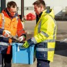 1 Stück ELYSEE Warnschutzparka aus Polyester in Gelb/Marine, EN ISO 20471/3, EN 343 zertifiziert