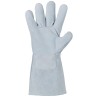 60 Paar STRONGHAND® Handschuhe aus Rind-Spaltleder, grau, Kategorie 2