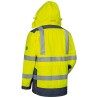 1 Stück ELYSEE Warnschutzjacke 2-in-1 aus Polyester in Gelb/Grau, EN ISO 20471/3, EN 343, EN ISO 13688