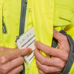 1 Stück ELYSEE Warnschutzjacke 2-in-1 aus Polyester in Gelb/Grau, EN ISO 20471/3, EN 343, EN ISO 13688