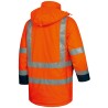 1 Stück ELYSEE Warnschutzparka, orange/marine, EN ISO 20471/3, wasserdicht, atmungsaktiv, reflektierend
