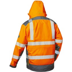 1 Stück ELYSEE Warnschutzjacke 2in1 orange/grau, EN ISO 20471/3, EN 343, EN ISO 13688, wetterfest und sicher
