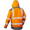 1 Stück ELYSEE Warnschutzjacke 2in1 orange/grau, EN ISO 20471/3, EN 343, EN ISO 13688, wetterfest und sicher