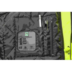 1 Stück ELYSEE Warnschutzjacke 2in1 orange/grau, EN ISO 20471/3, EN 343, EN ISO 13688, wetterfest und sicher