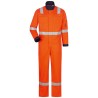 1 Stück MAUNO Multinorm Overall, 220 g/m², orange/marine, für optimalen Schutz und hohen Tragekomfort