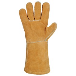 60 Paar WELDER-PROFI2 STRONGHAND® Handschuhe aus Rind-Spaltleder, beige, Schutzkategorie 2