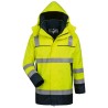 1 Stück TOIVO Multinorm Parka Warnschutzjacke aus Polyester in Gelb/Marine