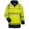 1 Stück TOIVO Multinorm Parka Warnschutzjacke aus Polyester in Gelb/Marine