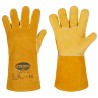 60 Paar STRONGHAND® Handschuhe aus Rind-Spaltleder und Vollleder, gelb, Kategorie 2