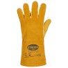60 Paar STRONGHAND® Handschuhe aus Rind-Spaltleder und Vollleder, gelb, Kategorie 2