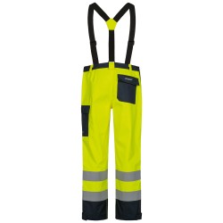 1 Stück PONTUS MULTINORM Bundhose Warnschutz gelb/marine aus strapazierfähigem Material