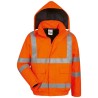 1 Stück Egbert Multinorm Pilotjacke Warnschutz orange, sicher und funktional für den professionellen Einsatz
