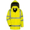 1 Stück Adalbert Multinorm Regenjacke, Warnschutz, wasserdicht, leuchtend gelb