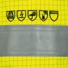1 Stück Adalbert Multinorm Regenjacke, Warnschutz, wasserdicht, leuchtend gelb