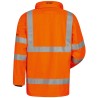 1 Stück Ambrosius Multinorm Regenjacke, Warnschutz, wasserdicht, orange, ideal für Sicherheitseinsätze