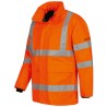 1 Stück Ambrosius Multinorm Regenjacke, Warnschutz, wasserdicht, orange, ideal für Sicherheitseinsätze