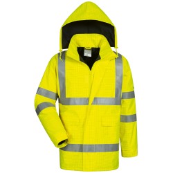 1 Stück Sebald Winterjacke mit Warnschutz in sicherem Gelb für optimale Sichtbarkeit und Schutz bei kalten