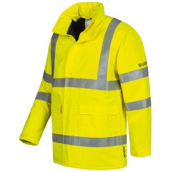 1 Stück Sebald Winterjacke mit Warnschutz in sicherem Gelb für optimale Sichtbarkeit und Schutz bei kalten