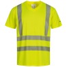 1 Stück ELYSEE UV- und Warnschutz-T-Shirt aus Polyester, gelb, EN ISO 20471/2, EN 13758-2