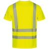 1 Stück ELYSEE UV- und Warnschutz-T-Shirt aus Polyester, gelb, EN ISO 20471/2, EN 13758-2