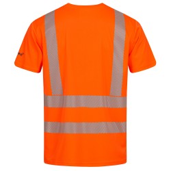 1 Stück ELYSEE UV- und Warnschutz-T-Shirt, orange, EN ISO 20471/2, EN 13758-2, für optimale Sichtbarkeit und Schutz